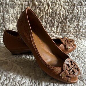 Tory Burch Amanda Demi Peep Toe Wedge